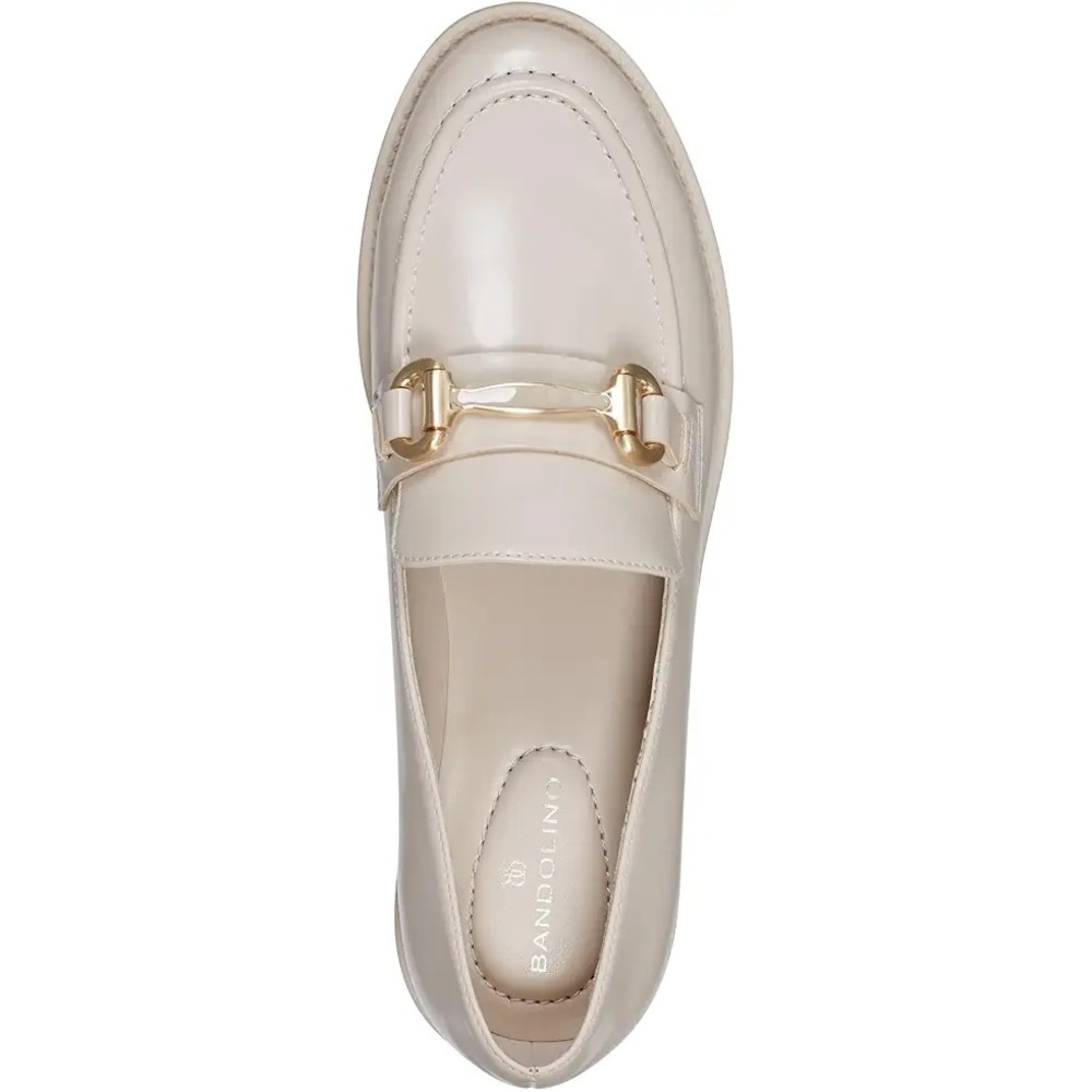 BANDOLINO FRANNY LUG LOAFERS IN IVORY 9.5 - Picture 3 of 9